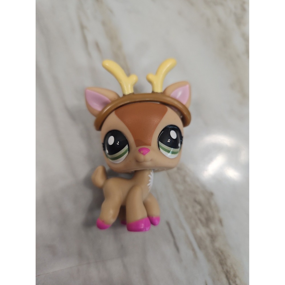 DEER #1677 W/ Accessory - Authentic Littlest Pet Shop - Hasbro LPS